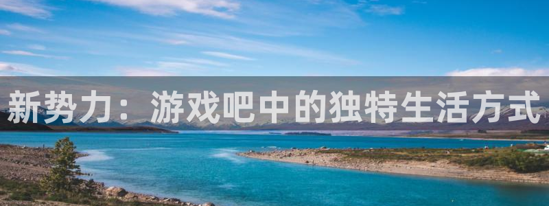 沐鸣娱乐账号怎么注册：新势力：游戏吧中的独特生活方式